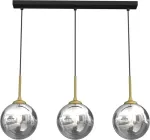 No name PENDANT LIGHT BURSA 3XE14 LINE BL/GOLD