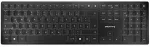 Klaviatuur CHERRY KW 9100 SLIM (black, DE layout, SX scissor technology)