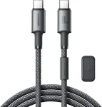 Joyroom Kaabel Type-C - Type-C A50 Unlimited seeria, 60W, 480mb/s, 1.2m magnetilise korraldajaga, Gray