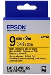EPSON LabelWorks LK-3YBW - Strong adhesive label tape - Schwarz auf Gelb - Roll (9 cm x 9 m) 1 Rolle(n) - f&uuml;r LabelWorks LW-1000P, LW-300, LW-300L, LW-400, LW-400L, LW-400VP, LW-700, LW-900P (C53S653005)