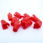 DATACOM cover for RJ45 (CAT6A,CAT7) red (10pcs)