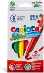 Carioca Viltpliiatsid Jumbo, kartongpakend, 6 v&auml;rvi