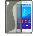 Muu Kaitse&uuml;mbris Sony Xperia M4 Aqua / M4 Aqua Dual, kummist, S-disain, tume l&auml;bipaistev