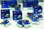 DYMO LabelWriter - D1 Etiketten Selbstklebend - 19 mm x 7 m - Schwarz auf Gelb - (S0720880)