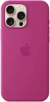 APPLE Original iPhone 16 Pro Max Silikon Case mit MagSafe - Fuchsia