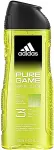Adidas Pure Game Shower Gel 3-In-1 400ml - New Cleaner Formula Shower Gel meestele