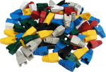 DATACOM RJ45 protection with cutout BLACK (100pcs)