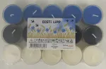 Hansa Candle Teek&uuml;&uuml;nal "Eesti lipp", 4h, 15tk/pk, 2 tk