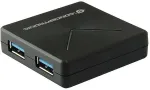 Conceptronic 4-Port Hub USB-A3.0/Mini-B ->4xA3.0 o.Netz. sw
