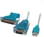 EFB Elektronik USB2.0/RS232 Konverter, aktiv A-Stecker/DB9-Stecker