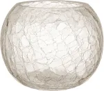 Home4you K&uuml;&uuml;nlahoidja/vaas CRACK D25xH18cm klaas