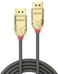 Lindy Gold - DisplayPort-Kabel - DisplayPort (M) bis DisplayPort (M) - DisplayPort 1,2 - 50cm - 4K Unterst&uuml;tzung - Grau (36290)
