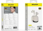 Awei Headphones TA19 ANC TWS Bluetooth 6.0 beige