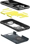 Spigen Kaitse&uuml;mbris Tough Armor, Google Pixel 8a, sinakashall (Metal Slate),