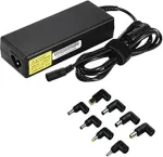 DELTACOIMP Universaalne toiteadapter s&uuml;learvutitele, 90W, 15-20V / 6A (max), must