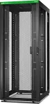 Apc Easy Rack 800mm/42HE/1200mm mit Dach, Rollen, F&uuml;&szlig;en und 4 Halterungen, ohne Seitenteile, Boden, schwarz (ER8220)