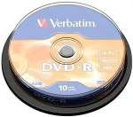 VERBATIM Matricas DVD-R AZO Verbatim 4.7GB 16x 10 Pack Spindle