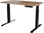 Cama MEBLE Desk with electric height adjustment MOON 121x67x72-120 black/tan