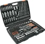 STHOR 216-piece spanner set 1/2", 3/8", 1/4" T58691