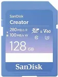 M&auml;lukaart Sandisk CARD Creator SD UHS-II 128GB