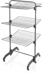 Leifheit Comfort Tower 420 upright dryer Black