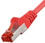 Digitus Patchkabel Cat6 S/FTP 2xRJ45 5.0m rot Hebelschutz Polybeutel