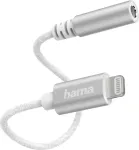 HAMA 00187210 Lightning Adapter to 3.5mm Audio Socket, White