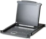 Aten CL1000M KVM-Konsole, 43cm LCD, VGA, PS/2, US-Layout