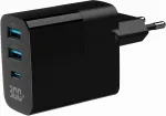 GEMBIRD CHARGER USB 30W 3PORT/TA-UC-PDQC30LCD-BK-02