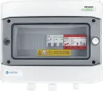 EMITER Switchgear attached AC hermetic IP65 EMITTER with AC Dehn type 2 surge arrester, 50A 3-F, RCD type A 63A/300mA