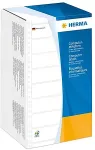 Herma Computer labels - Leporellogefaltete, perforierte, permanent selbstklebende, matte Endlospapieretiketten - wei&szlig; - 147,32 x 73,8 mm - 4000 Etikett(en) (8294)