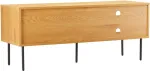 Home4you TV laud LINE 120x40xH50cm, tammedekooriga melamiin