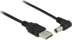 DeLOCK Kabel USB Power > DC 5,5 x 2,1 mm Stecker 90&deg; 1,5 m
