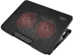 SAVIO COS-02 laptop cooling pad 43.9 cm (17.3") Black