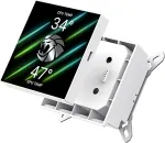 GameMax CPU Liquid Cooler | HAILSTORM 360 LCD WH | White