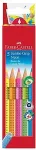 Faber-Castell Buntstift Jumbo Grip Neon 5er Etui