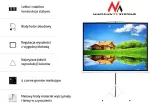 Termomeeter Maclean Projection screen MC-680 112" 1: 1 stand