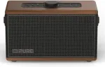 PURE Classic Aura tragbarer Bluetooth-Lautsprecher; Hintergrundlicht; braun/walnuss