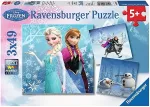 Ravensburger Winter Adventures 3 X 49 pcs Puzzle Disney Frozen