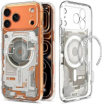 SPIGEN Ultra Hybrid (MagFit) iPhone 17 Pro Case Zero One Natural Titanium