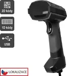 VIRTUOS HT-857 - CCD 2D industrial reader, USB, dark gray
