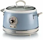 Ariete Vintage Food Steamer, blue