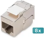 Digitus Keystone Cat6A geschirmt 8 Stk. werkzeugfr