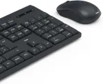 Klaviatuur Hama keyboard and mouse set WKM-100 black
