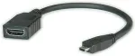 VALUE HDMI High Speed Kabel mit Ethernet HDMI BU - Micro HDMI ST 0,15m