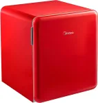 K&uuml;lmik MIDEA Refrigerator | MDRD86SLE32 | Energy efficiency class E | Free standing | Larder | Height 50 cm | Fridge net capacity 47 L | 41 dB | Red