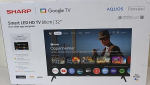 Teler SHARP SALE OUT. 32HF2265E 32" (81cm) HD Ready Google TV | SALE OUT. Sharp 32HF2265E | 32 | Smart TV | Google TV | DAMAGED PACKAGING