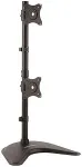 Startech .com Vertikale Dual Monitorhalterung - Heavy Duty Stahl - F&uuml;r VESA Monitore bis zu 68,60cm (27) - Verstellbarer zweifach Moniotrst&auml;nder - Aufstellung f&uuml;r 2 Monitore - stabiler Stahl - Schwarz - Bildschirmgr&ouml;&szlig;e: 33-68.6 cm (13-27) - Desktop-S ...