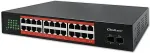 QOLTEC Przełącznik sieciowy SWITCH Gigabit Ethernet | 24x RJ45 | 2x SFP | 1000 Mb/s