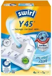 Swirl Melitta vacuum cleaner bags Y45 AirSpace MicroPor Plus AntiBac Green (4 bags + 1 filter, for DeLonghi, Dirt Devil and MBO)